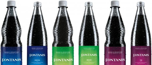 Fontanis Wasserflaschen